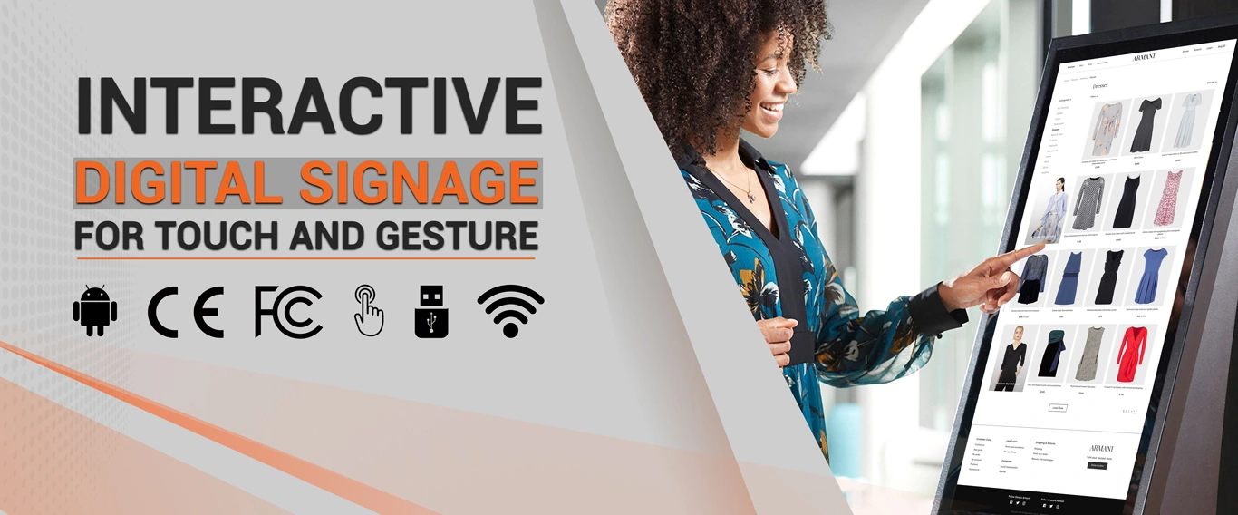 Interactive Touch Digital Signage Solutions for Advertising, Education, and Commercial Applications